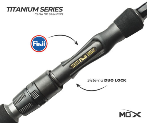 cana mgx titanium porta carrete