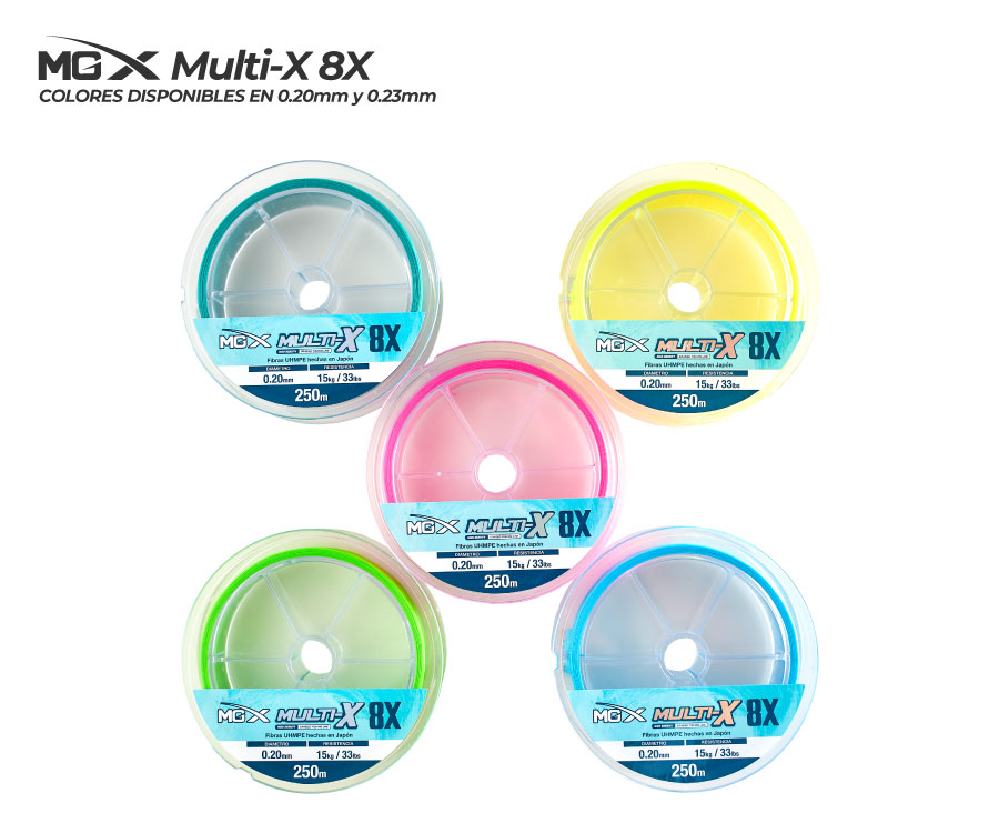 sedal-multifilamento-mgx-multix-8x-colores sedal multifilamento mgx multix 8x colores